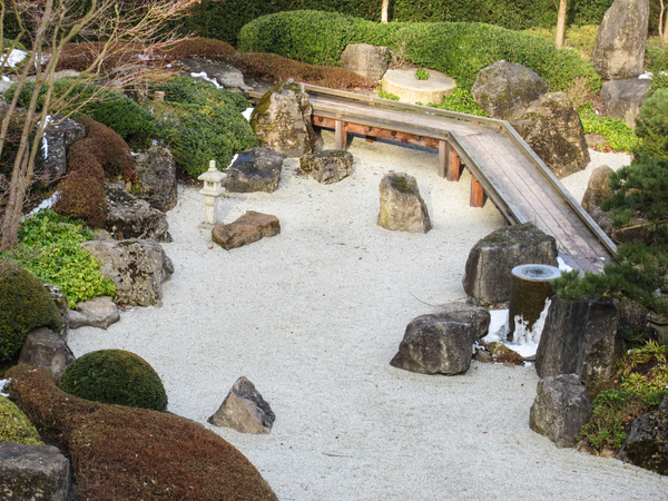 meditative zen garden