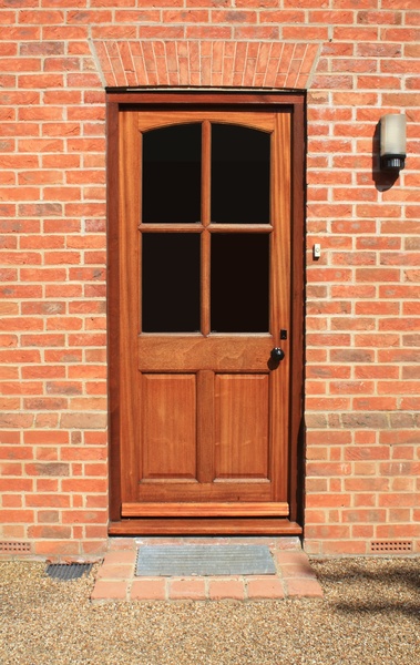 Door of a modern house