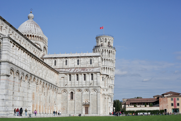 Scene from Pisa in Italy 2
