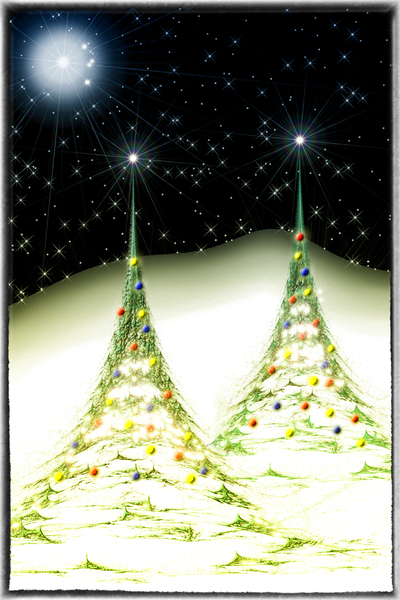 Fractal Christmas trees