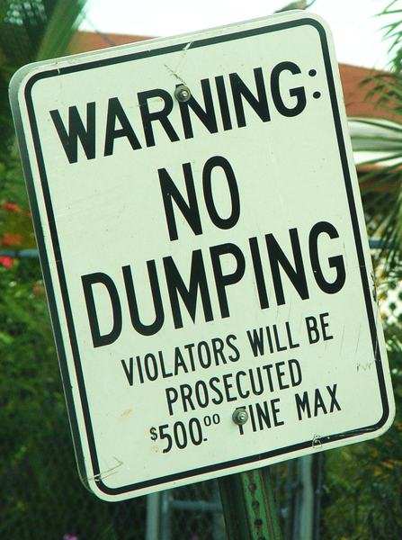no dumping 3