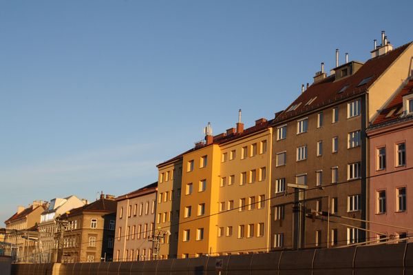 morning light on vienna street