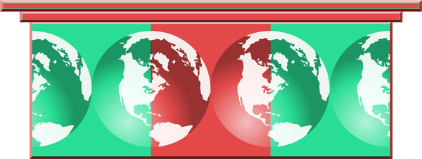 Globe Logo Clipart Template.