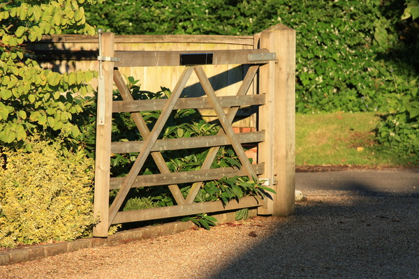 Open gate