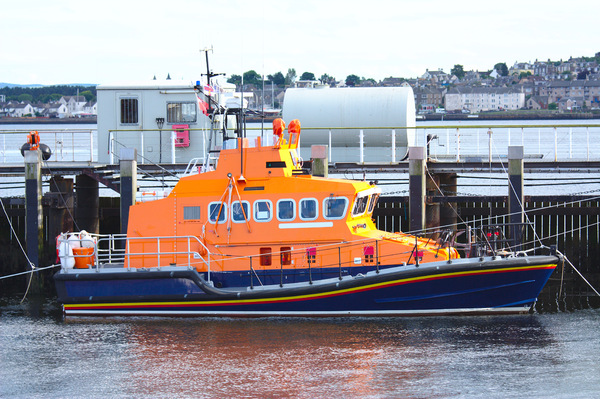 Lifeboat in dock