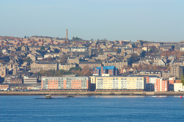 Dundee City over the Tay