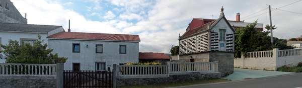 Traditional Galician building 