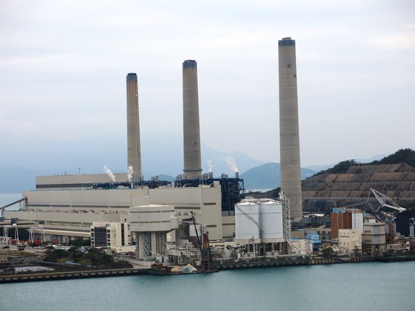 Coal burning power plant