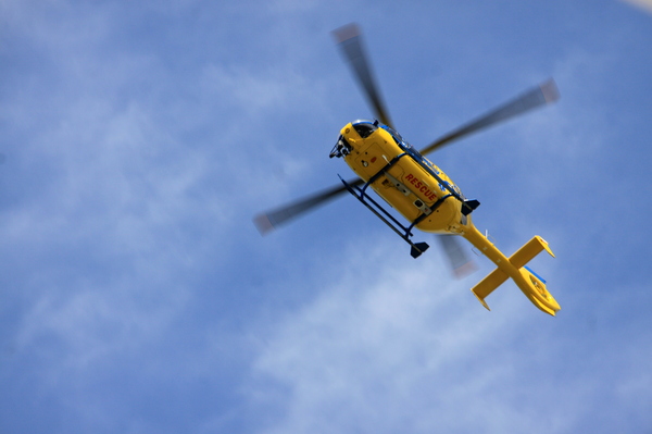 Yellow rescue helicopter 3