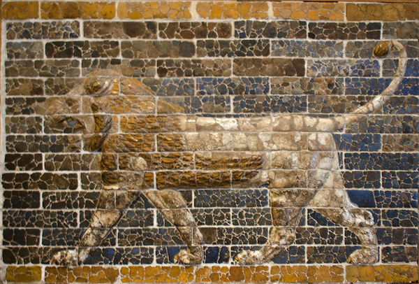 lion stone decoration