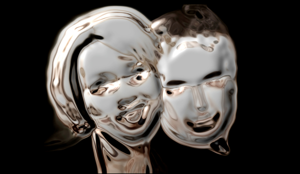 Metal masked couple