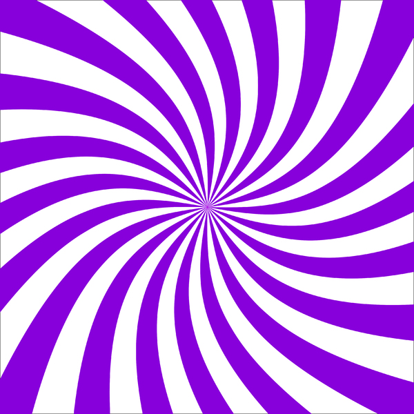 Purple Twist: A brightly coloured sunburst background icon.