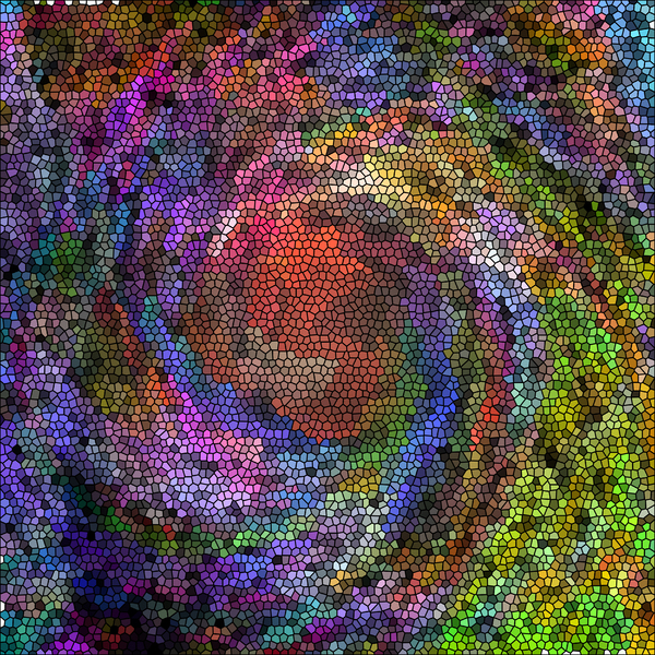 Abstract background to compute: Abstract coloring background of the abstract gradient with visual illusion,twirl,cubism and wave effects,good for your design