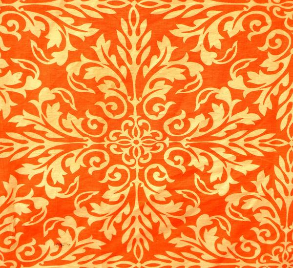 patterned orange fabric2