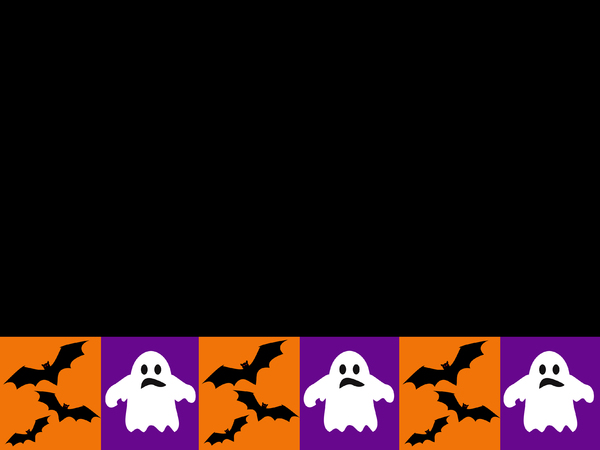 fantasmas y murciélagos tarjeta