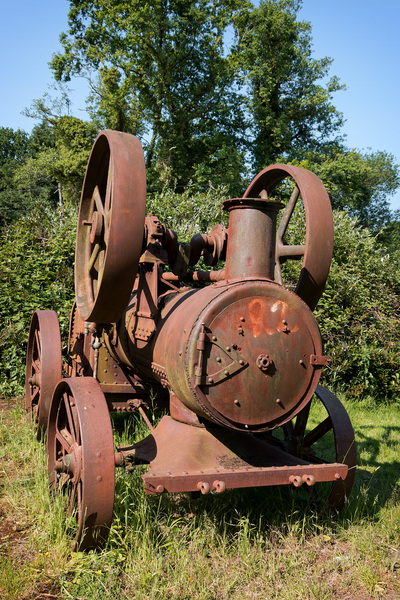Rusty steam engine
