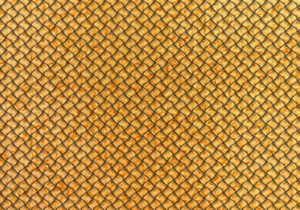 orange quilting weave