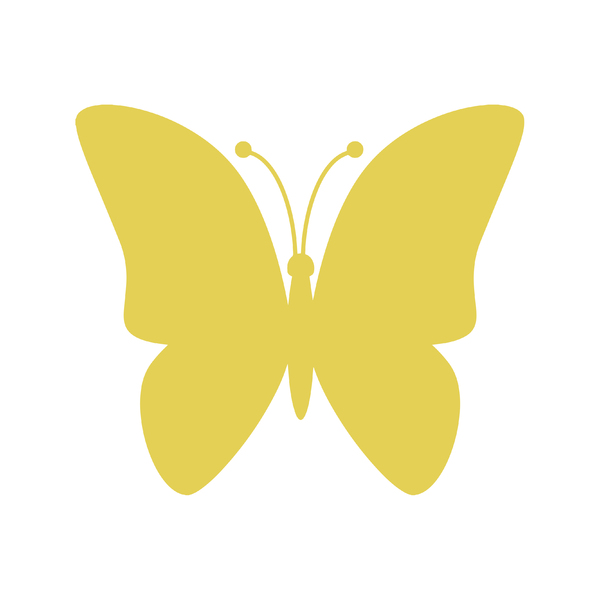 Yellow Butterfly Icon
