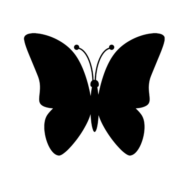Black Butterfly Icon