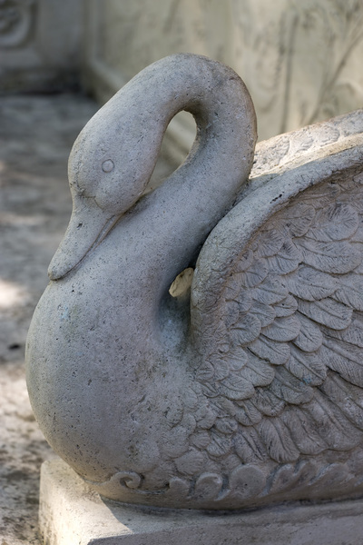 Stone swan
