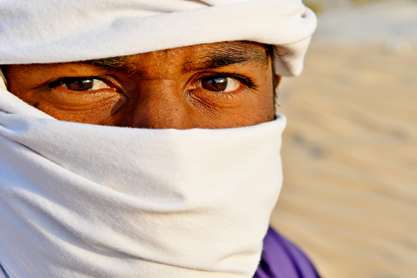 Arabic Indian Man in desert