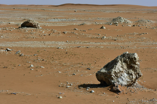 Rocks found in the desert