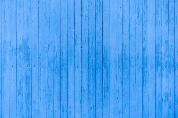 vertical blue wood planks
