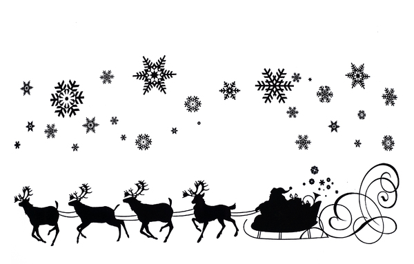 christmas reindeer slide