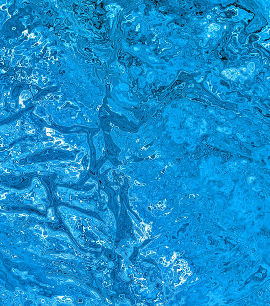 blue ice pack marbling.