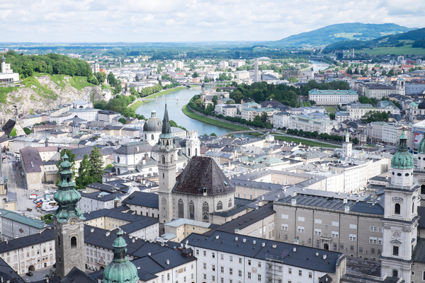Salzburg cityscape 2
