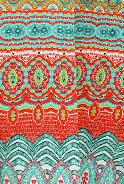 colourful shapes textile
