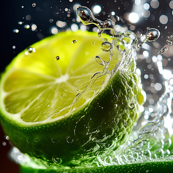 Lime splashing