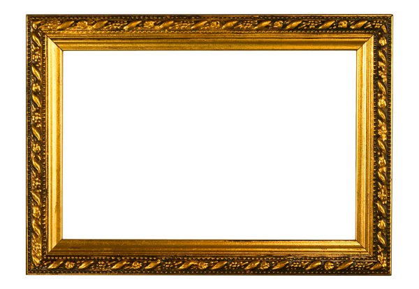 marco de oro en relieve: 
