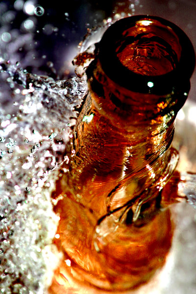 Bottles of Beer 29: Three shots of bottles and water :) Simple as that!