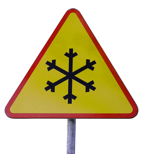 Snow sign: A roadsign. Beware, snow cover on the road. Pretty popular near small villages in Poland. Looks funny in summer.Please mail me if you found it useful. Just to let me know!I would be extremely happy to see the final work even if you think it is nothing spe