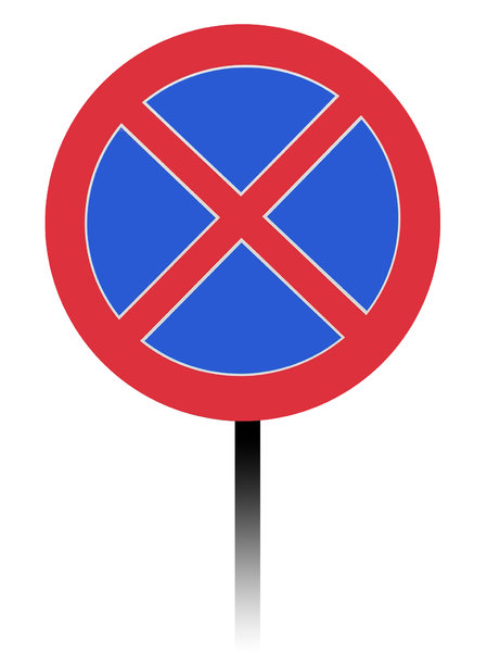 Prohibitory traffic sign