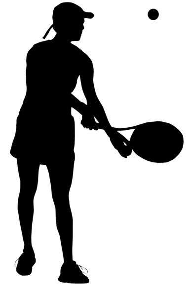 Tennis player: Tennis player silhouette.Please comment this shot or mail me if you found it useful. Just to let me know!I would be extremely happy to see the final work even if you think it is nothing special! For me it is (and for my portfolio)!