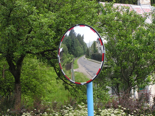 Road mirror
