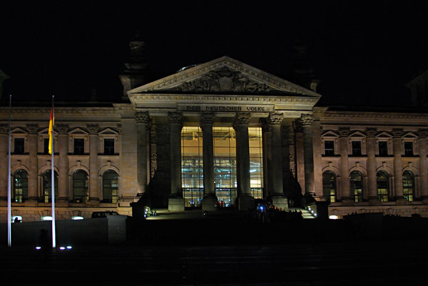German parliament building at 