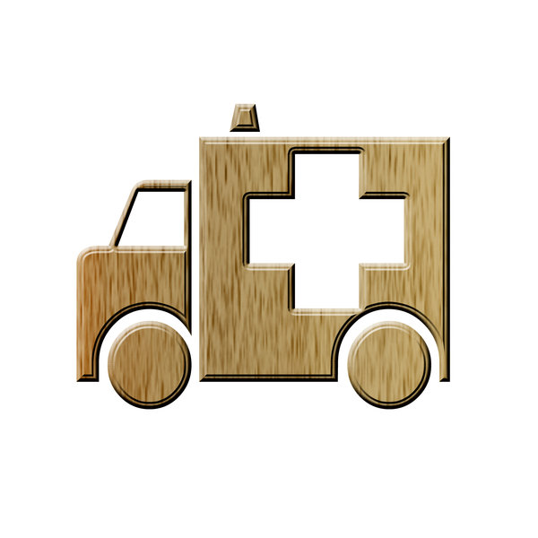 Emergency pictogram 1: Ambulance icon
