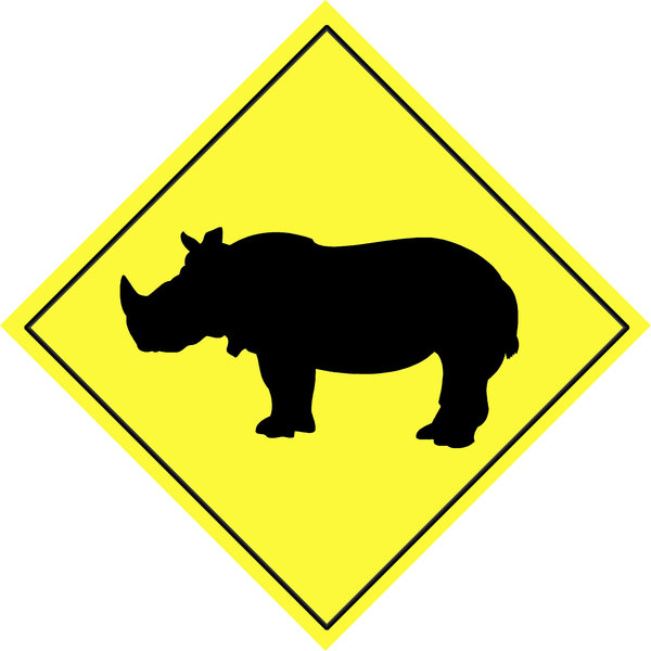 Warning sign - animal  3
