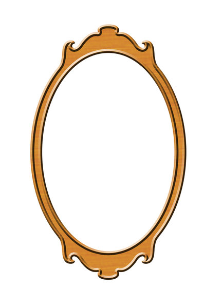 Oval  frame for mirror or imag