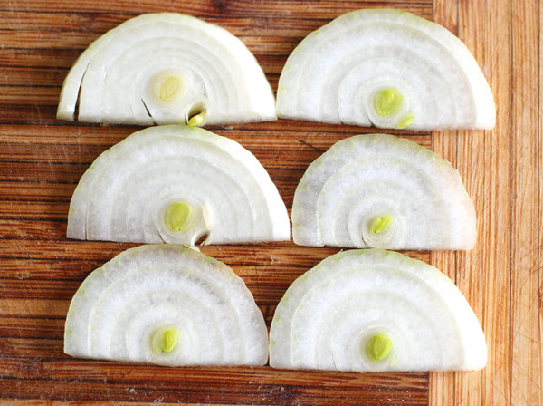 Onion slices texture 1