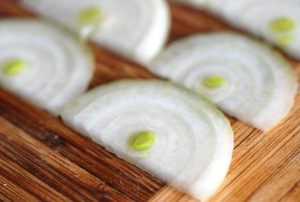 Onion slices texture 3