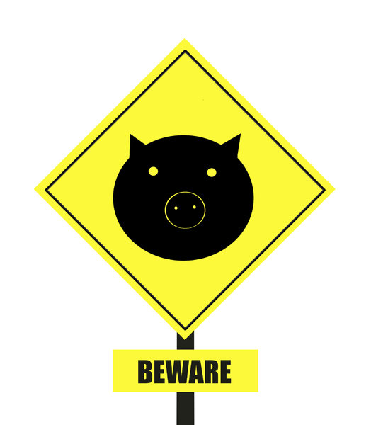 Beware sign 1