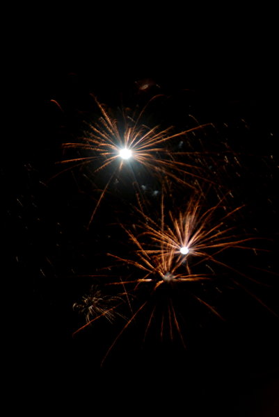 Night sky with fireworks 1: Fireworks