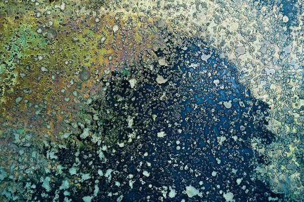Bronze texture: Texture and color from a sheet of bronze metal.