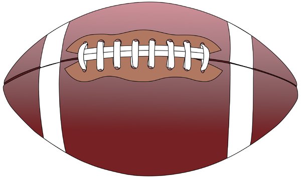 Pigskin: Illustration of a football