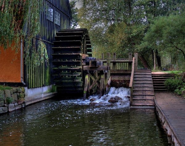 Watermill velho - HDR: 
