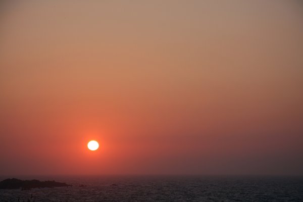 Sunset over the ocean 3